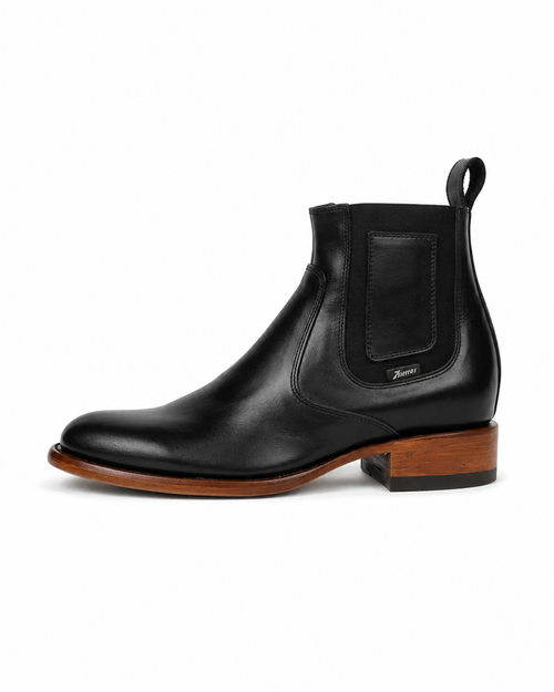 BOTIN BARCELONA EN PIEL NEGRA