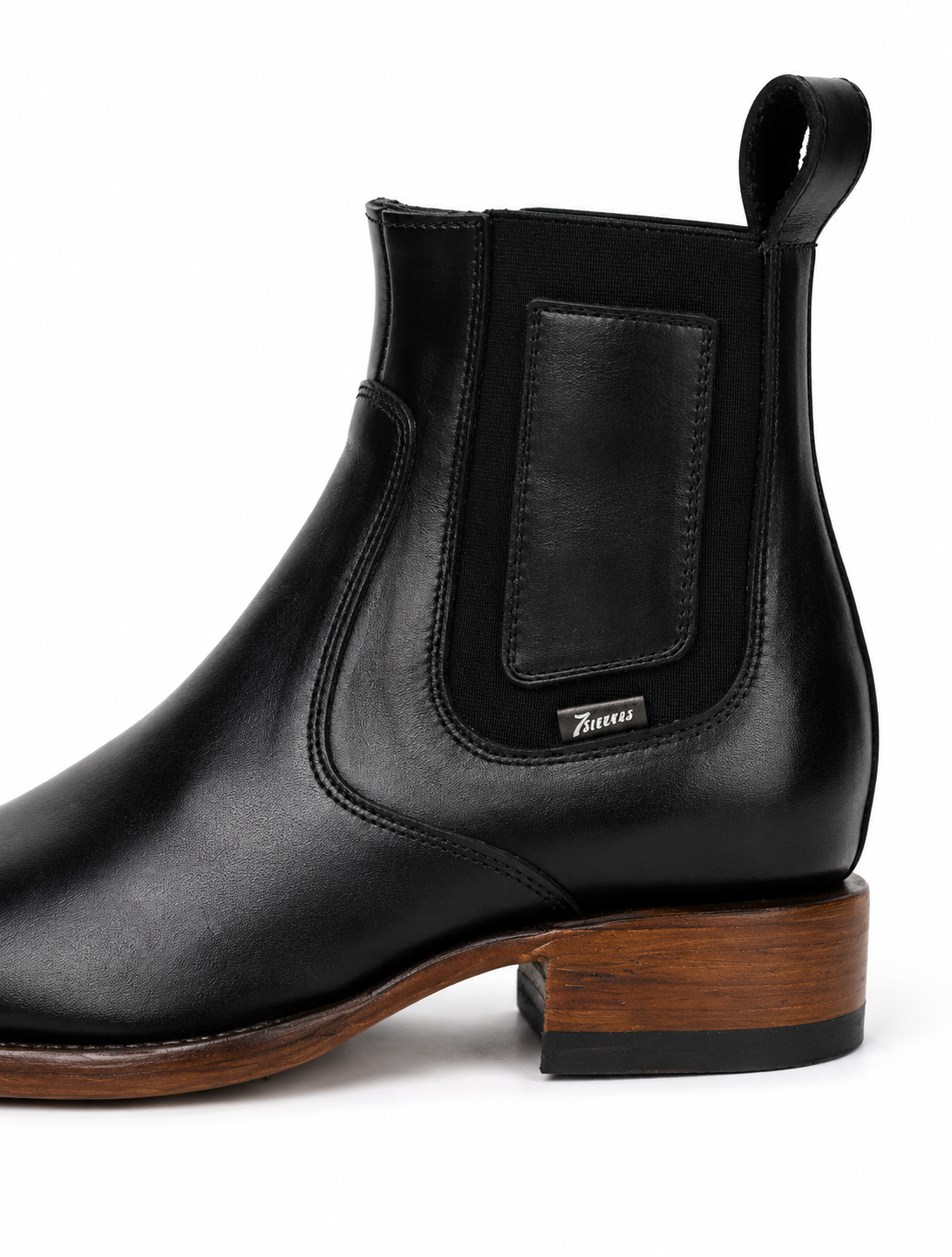 BOTIN BARCELONA EN PIEL NEGRA