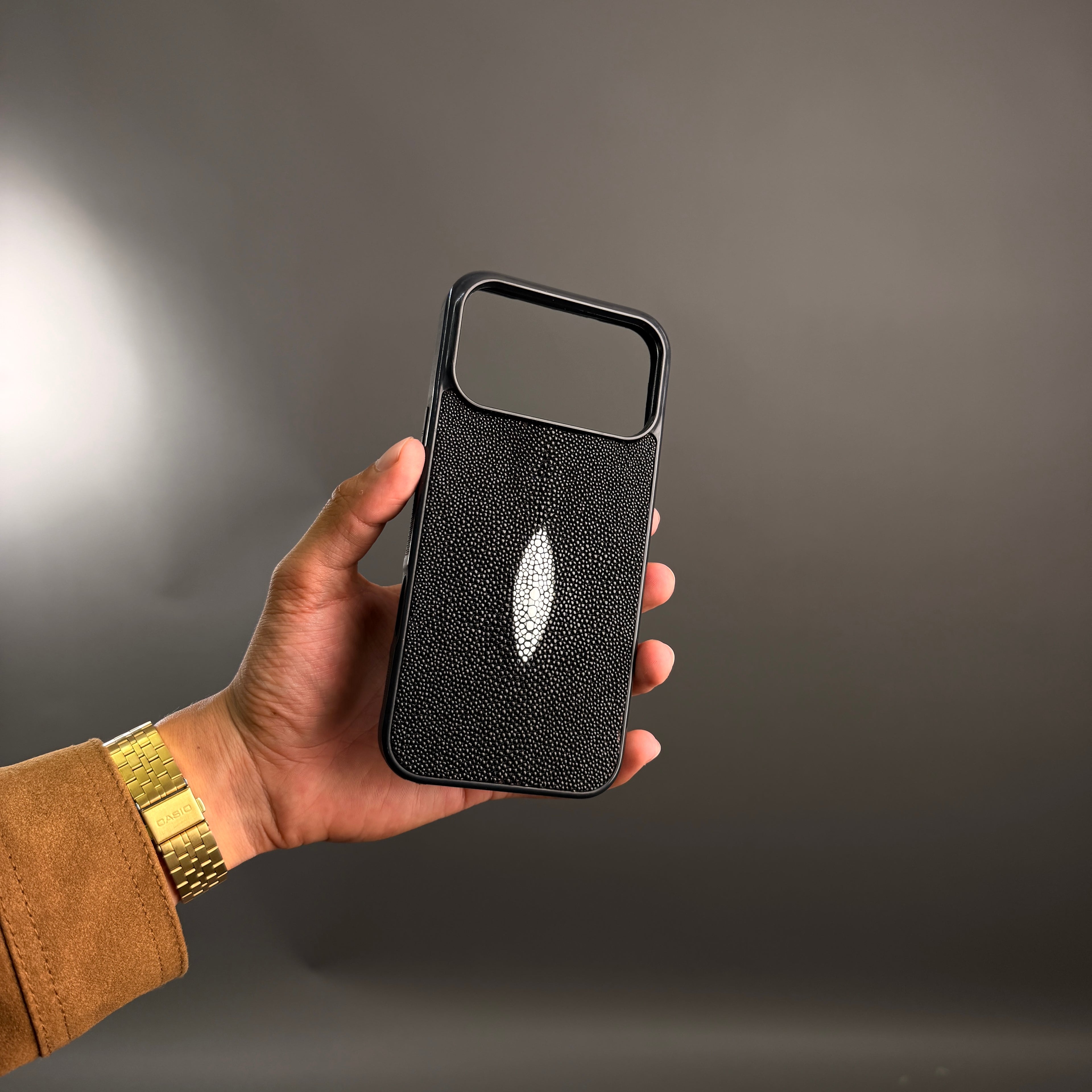 FUNDA EN PIEL DE MANTARRAYA ORIGINAL